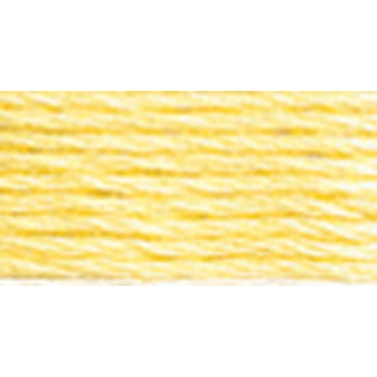 DMC Pearl Cotton Skein Size 3 16.4yd-Very Light Golden Yellow