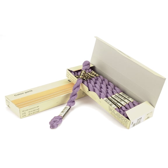 DMC Pearl Cotton Skein Size 5 27.3yd-Dark Lavender