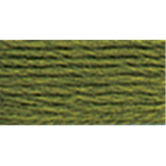 DMC Pearl Cotton Skein Size 5 27.3yd-Dark Moss Green