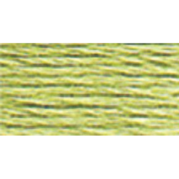 DMC Pearl Cotton Skein Size 5 27.3yd-Light Yellow Green