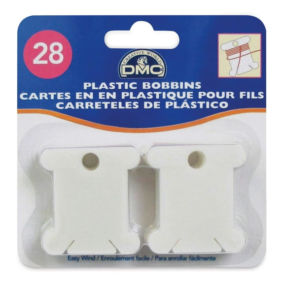 DMC Plastic Floss Bobbins, 28 Count