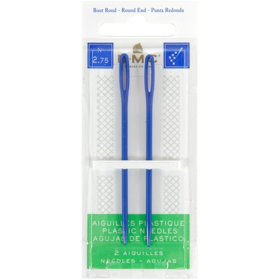 DMC Plastic Hand Needles-2.75" 2/Pkg