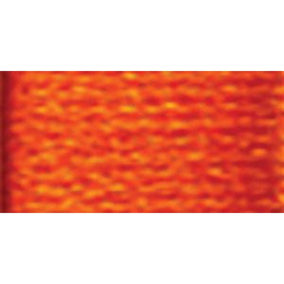 DMC Satin Floss 8.7yd-Medium Tangerine
