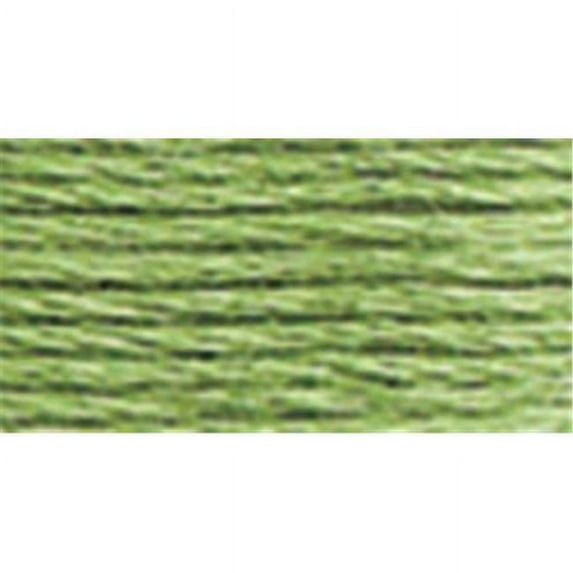DMC Six Strand Embroidery Cotton 100 Gram Cone: Pistachio Green Light