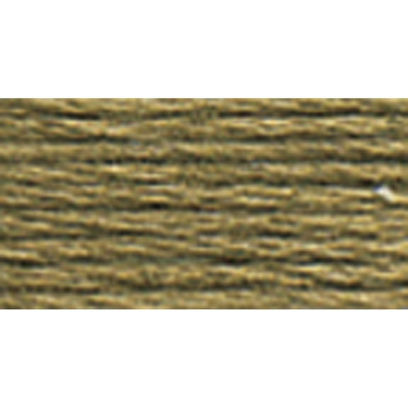 DMC Six-Strand Very Dark Beige Grey Embroidery Cotton Yarn, 8.7 Yd., 12 Count