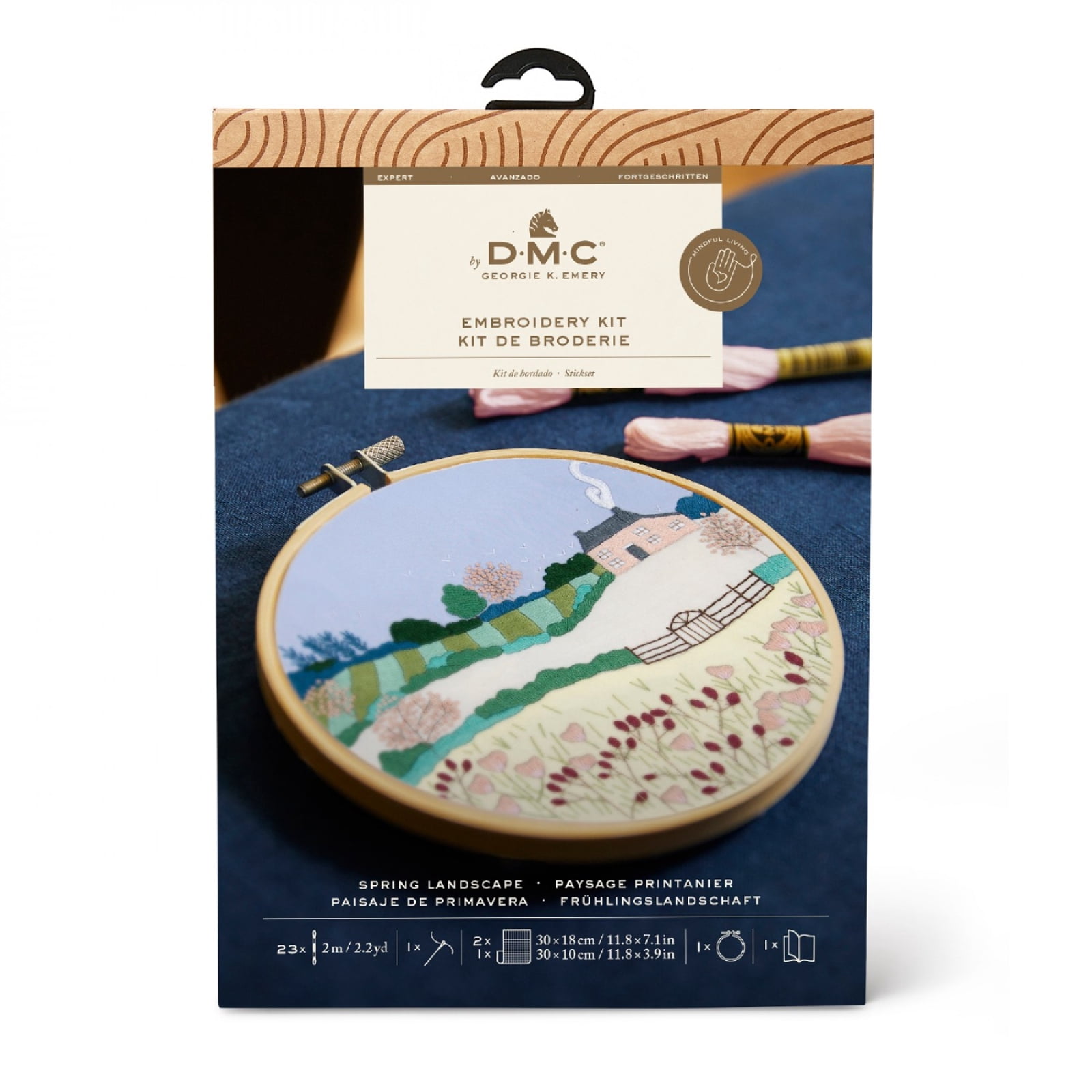 DMC Spring Landscape Embroidery Kit TB192