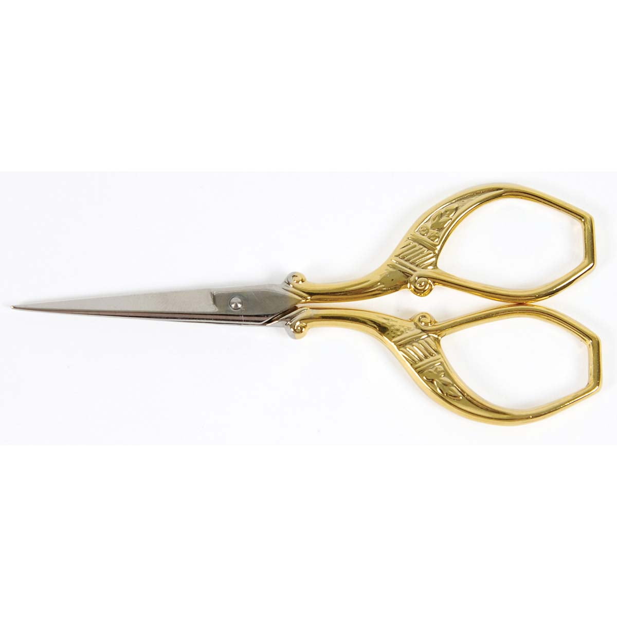 Unique Bargains Pink Plastic Grip Stainless Steel Curved Embroidery  Scissors 4.7