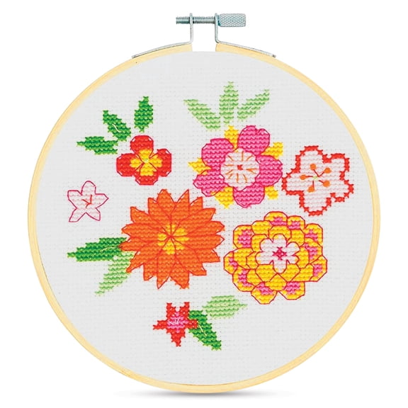 DMC Stitch Kit - Japanese Flowers
