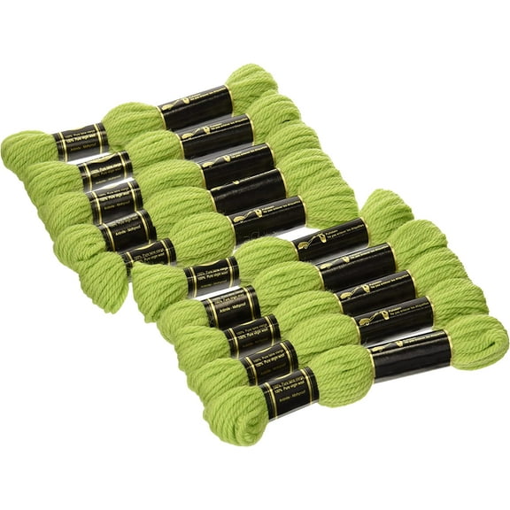 DMC Tapestry & Embroidery Wool 8.8yd-Very Light Khaki Green