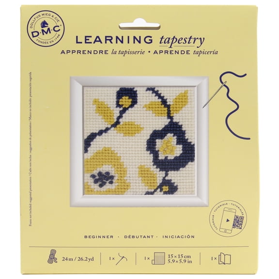 DMC Tapestry Thread Learning Kit - 4.7 in x 4.7 in