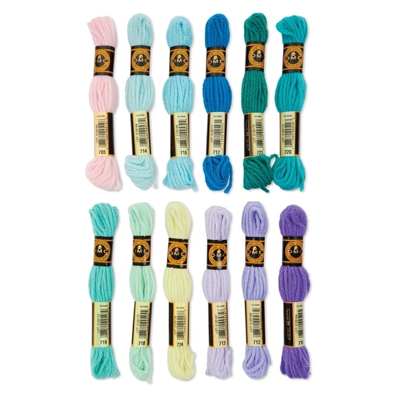 DMC Tapestry Wool - Mineral Collection, 8 m, Set of 12