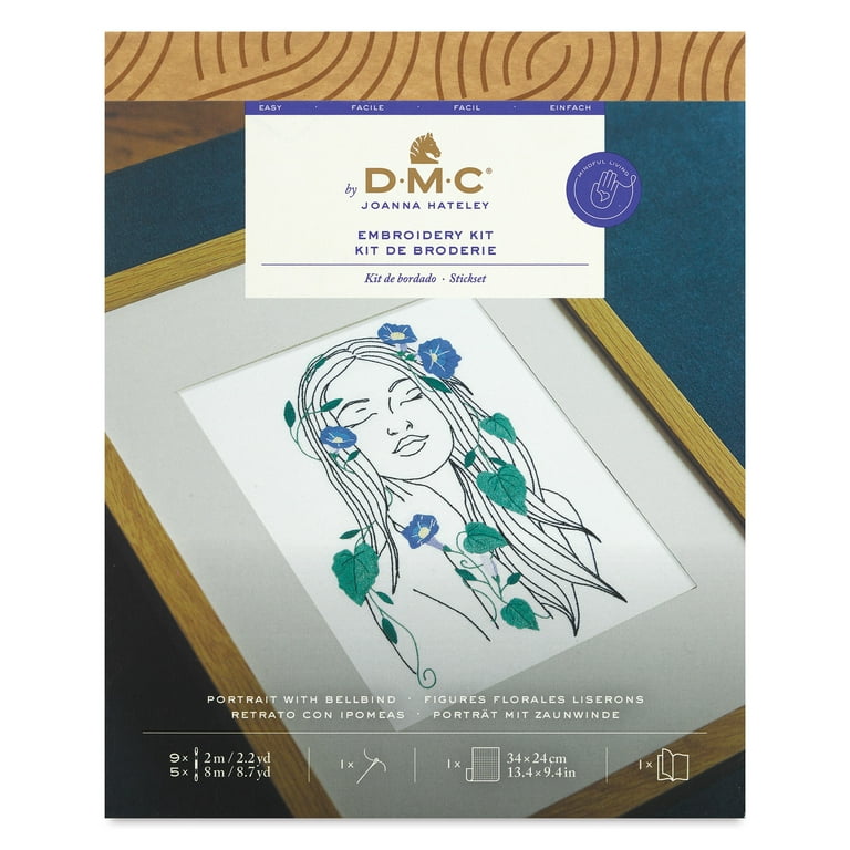 Portrait with Bellbind Embroidery Kit by Joanna Hateley Portrait with Bellbind Embroidery Kit by Joanna Hateley