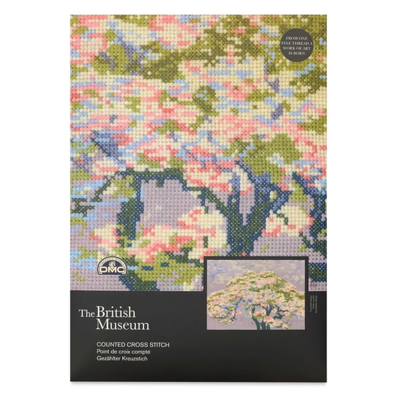 DMC The Masters Collection Cross Stitch Kit - "A Tree in Blossom by William Giles, The British Museum