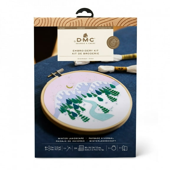 DMC Winter Landscape Embroidery Kit TB193