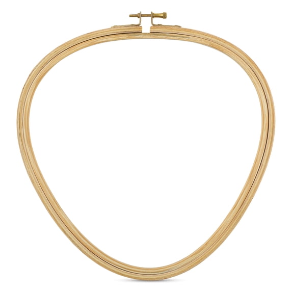 DMC Wooden Needlework Hoop - Triangle, 26.5 cm x 26 cm