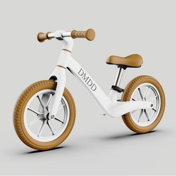 DMDD Toddler Balance Bike 2-5 Years Old, 12”No Pedal Kids Indoor Outdoor Toy Bike 2 Year Old with Tool-Free Adjustments Seat, Lightweight First Bike Gift for 2-5 Boys Girls