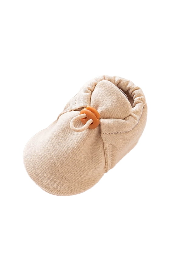 Classic Fringe Baby Moccasins, Premium Leather Baby Boy Moccasins and Baby Girl Moccasins Handmade in Utah, Hard or Soft Sole Baby Shoes Beige 5-6Months