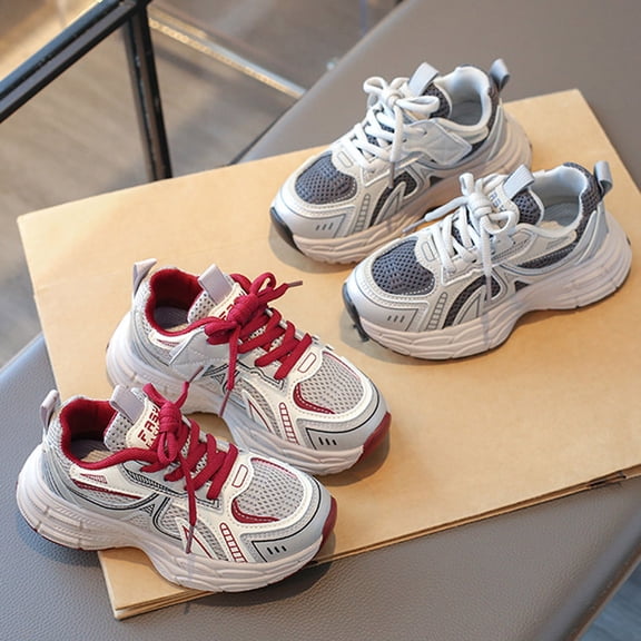 DMDUOU Men's Casual Athletic Shoes Tennis Work Walking Shoes Workout Chunky Fashion Sneakers Winter Comfortable Outdoor Footwear Gray 26