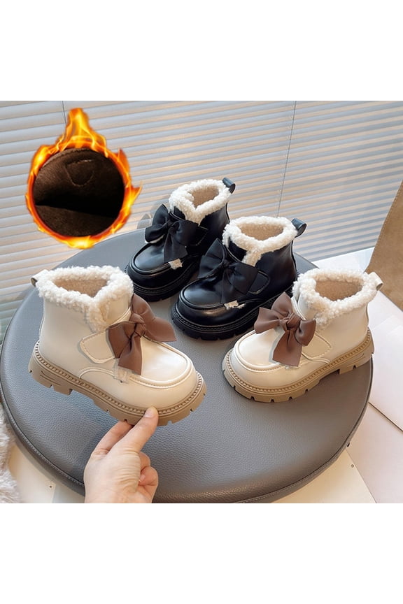 Unisex Girls Soft Sole High Top Ankle Warm Sneakers Boots Winter Outdoor Sport Newborn Infant First Walkers Comfortable Shoes Beige 26