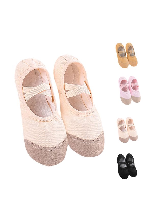 Winter Dance Shoes Women's Warm Boots Clip Cotton Ankle Boots Exercise Body Shoes Soft Sole Ballet Dance Cotton Shoes Black 23