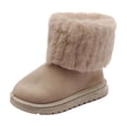 thumbnail image 1 of DMDUOU Women Vintage Ribbed Plush Leg Warmer Aesthetic Fuzzy Thickened Boot Gaiters Cuff Solid Color Leg Covers Long Socks Beige 28, 1 of 9