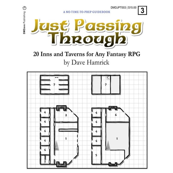 DMDave Just Passing Through - 20 Inns and Taverns for Any Fantasy RPG New