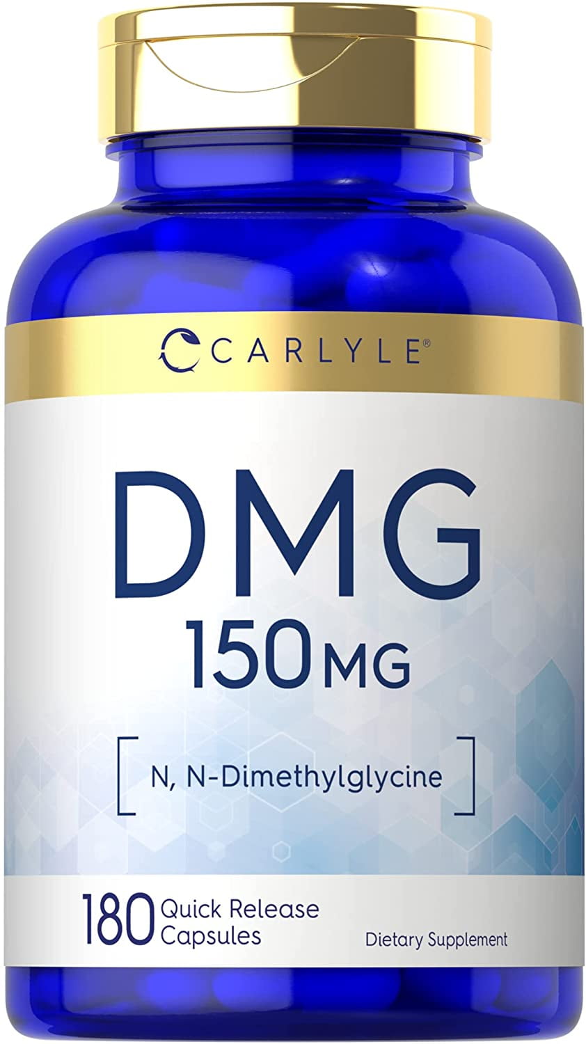 Suplemento DMG | 150mg 180 Cápsulas | N-Dimetilglicina | por Carlyle