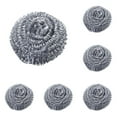 thumbnail image 1 of DMHW74S Stainless Steel Sponges Scrubbing Scouring Pad Steel Wool Scrubber For Kitchens Bathroom And More 10PC, 1 of 4
