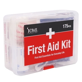 DMI 175-Piece First Aid Kit for Minor Injuries,Wound Care, Cuts and Scrapes, Fsa&Hsa Eligible