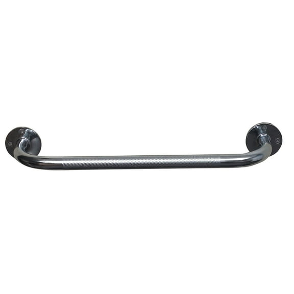 DMI 18" Steel Knurled Grab Bar Chrome 521-1570-0618
