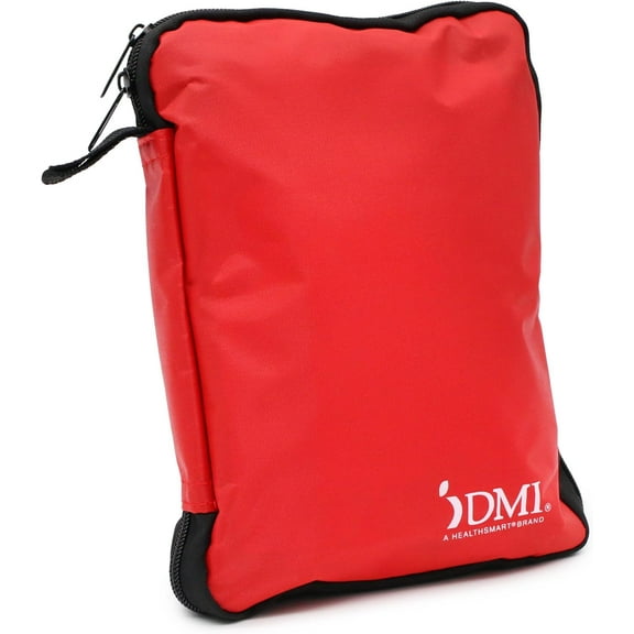 DMI 298-Piece Complete Emergency First Aid Kit, Treats Pain, Swelling, Cuts, Scrapes & Burns, Complete First Aid Guide Included, Clear Pocket Organization, Durable Zippered Travel Bag