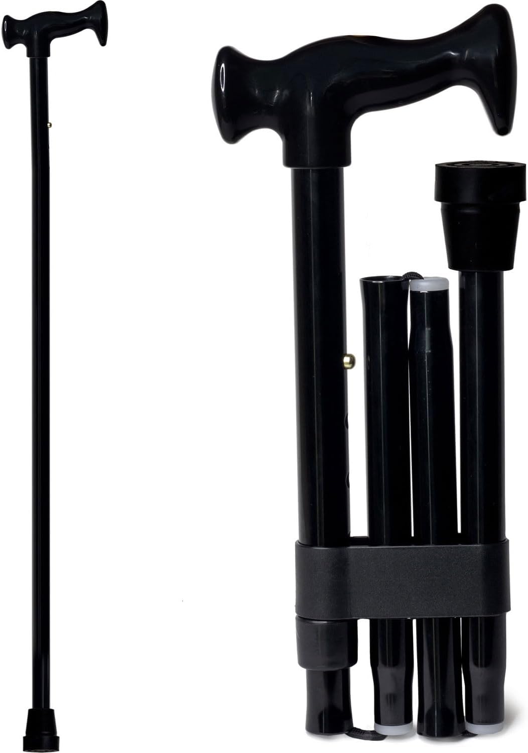 DMI Adjustable Folding Cane with Carrying Case