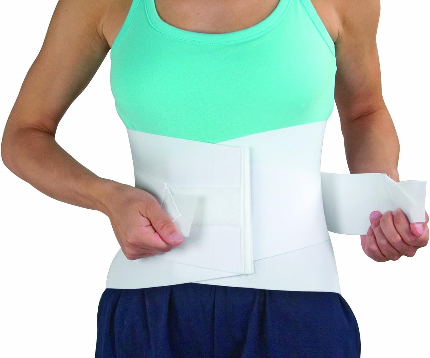 Aptoco Back Brace Compression Lumbar Support Belt with Metal Stays