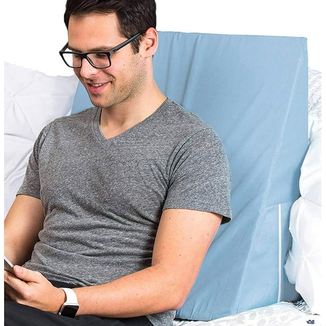 DMI Bed Wedge Pillow and Triangle Wedge with Elevated Incline for Neck