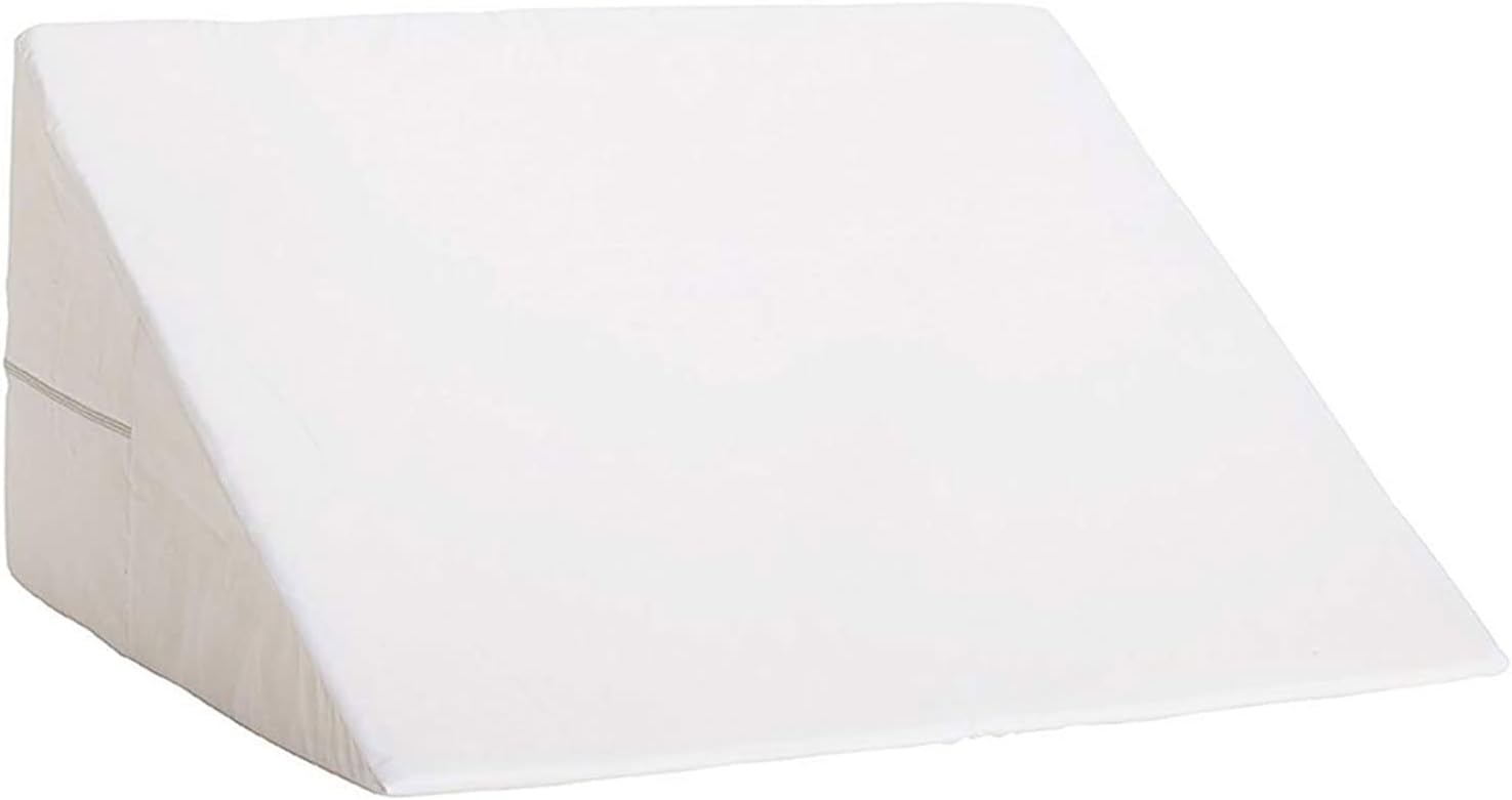 DMI Bed Wedge Pillow and Triangle Wedge with Elevated Incline for Neck Pain, Headaches, Reflux