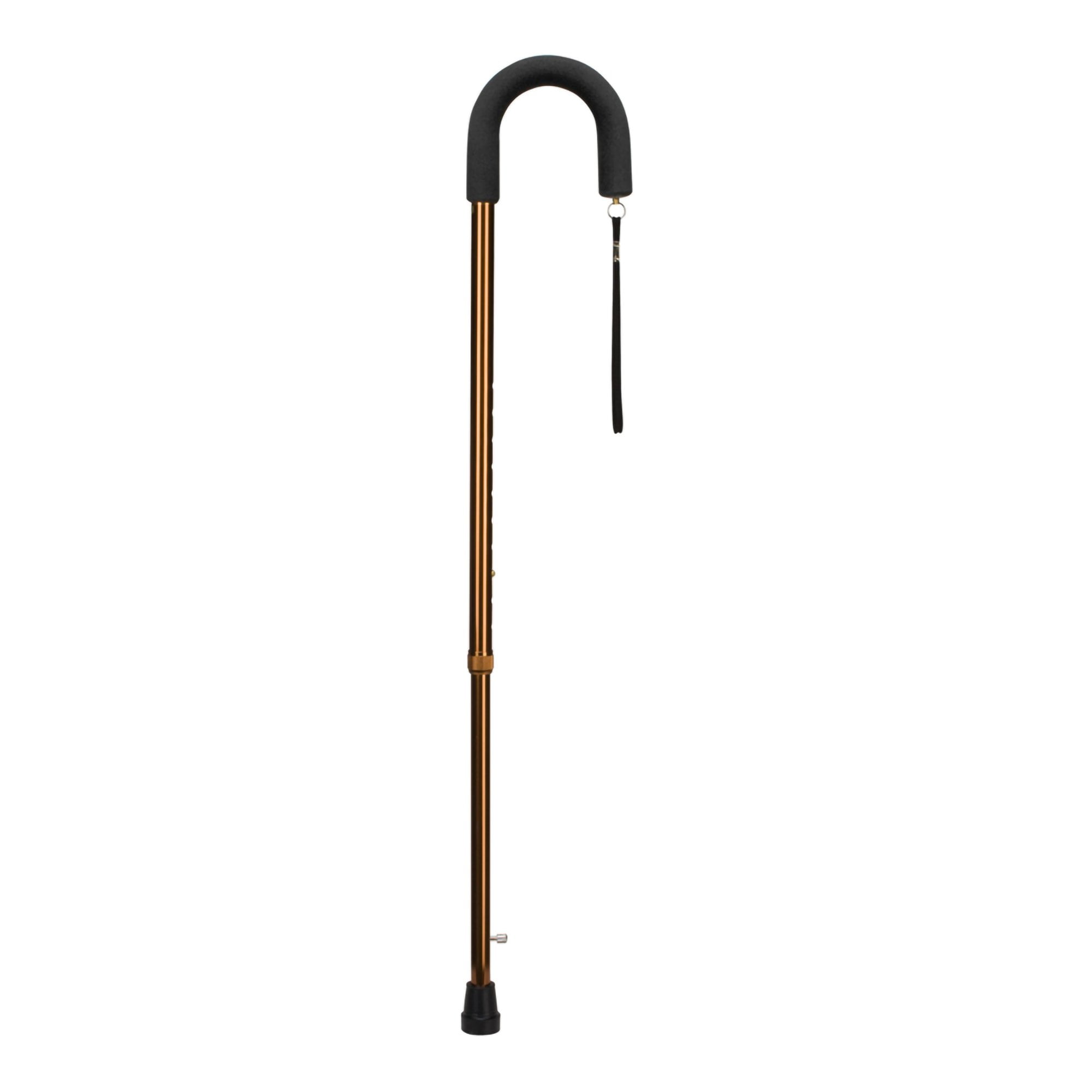 DMI Bronze Aluminum Round Handle Cane 30 to 39