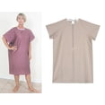 thumbnail image 1 of Patient Gown, Cotton/Poly, Open Back with Ties - Pink Print, 1 of 4