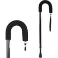 thumbnail image 1 of DMI Deluxe Adjustable Cane with Comfort Grip Handle and Strap, Black, 1 of 1