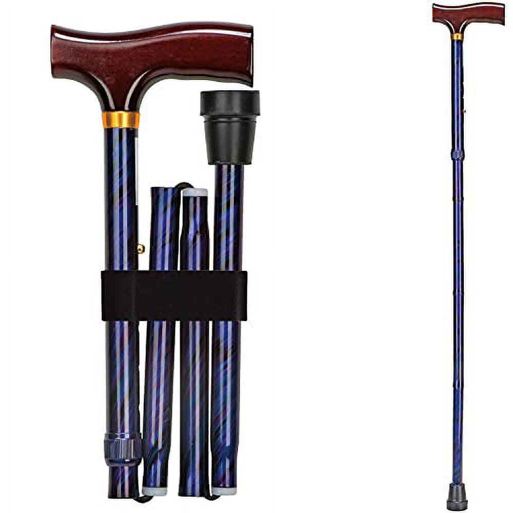 DMI Designer Folding Cane, Walking Cane, Foldable Cane for Men, Walking
