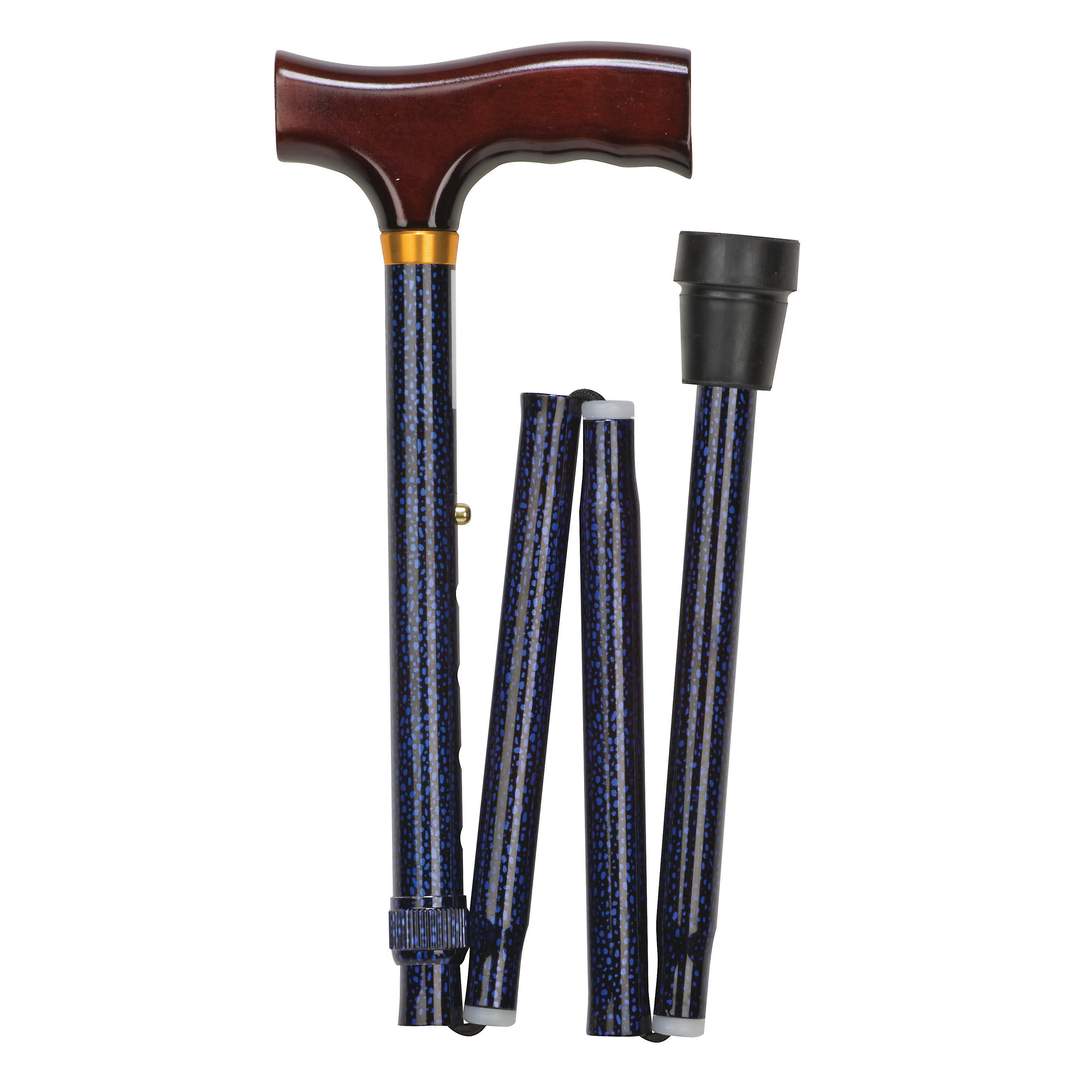 DMI Designer Folding Cane, Walking Cane, Foldable Cane for Men and