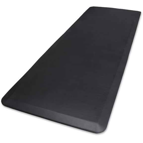 DMI Extra Large Bedside Fall Protection Mat, Safety Mat for Elderly and Disabled, Non-Slip Grip with Anti-Trip Beveled Edges, FSA & HSA Eligible, 70x24x0.5 Inches, Black