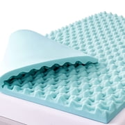 DMI Foam Mattress Topper, Egg Crate Foam Pad, Full Size Mattress, 50 x 72 x 2