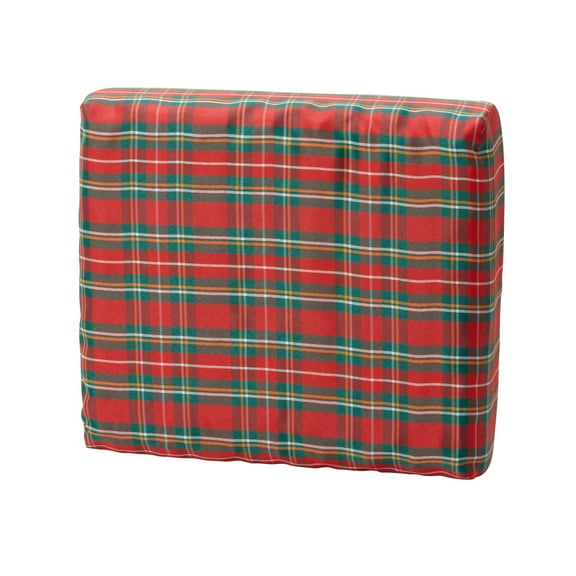 DMI Foam Wheelchair Seat Cushion, 16x18x4 Office Chair, Sciatica Pain Relief, Plaid Cover