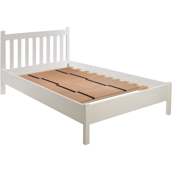 DMI Foldable Bunkie Board Bed Support Slats, Full Size, Pine, No Assembly Needed, 60 x 48