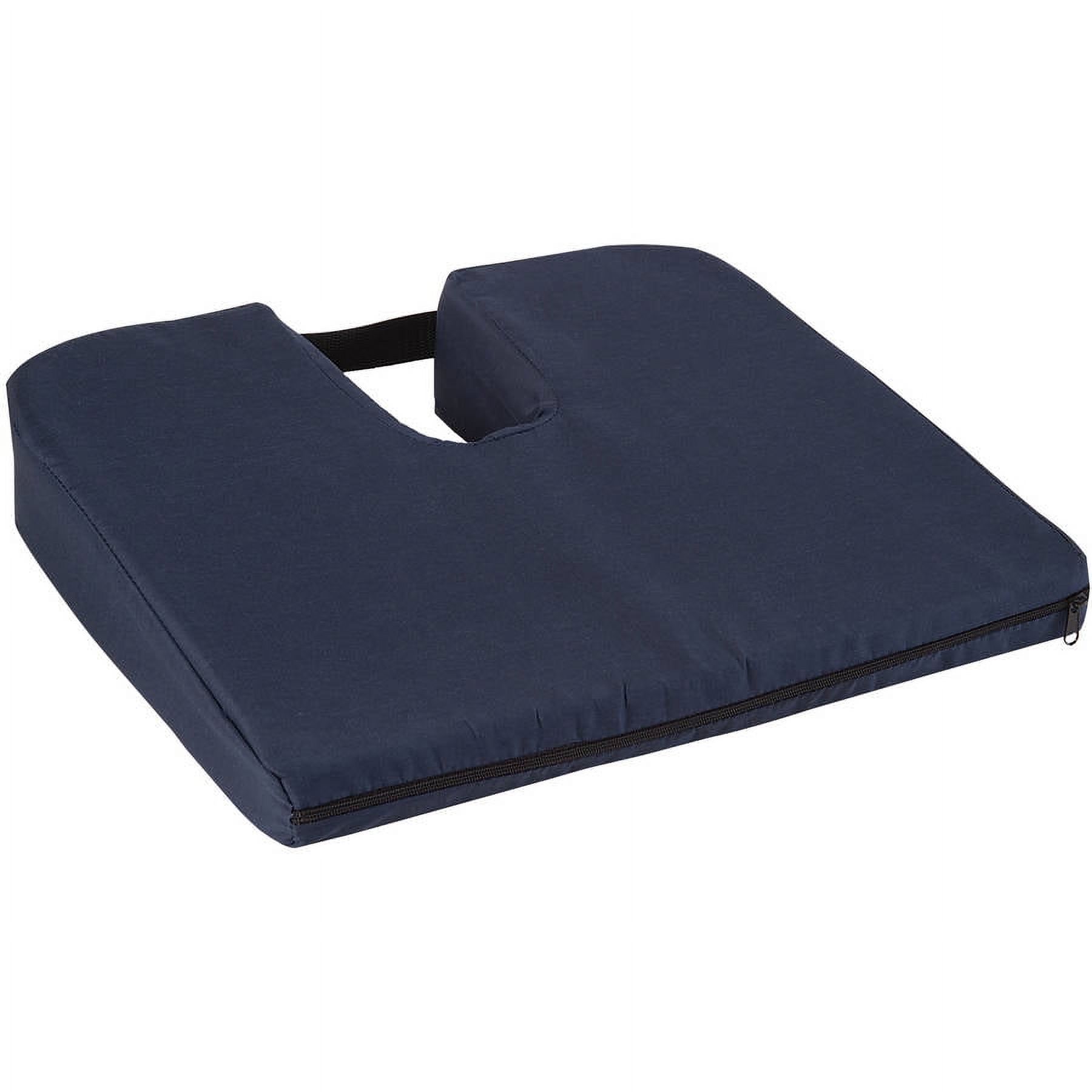 DMI Gradual Slope Seat Cushion for Coccyx, Sciatica and Tailbone Pain Used With Dining Room