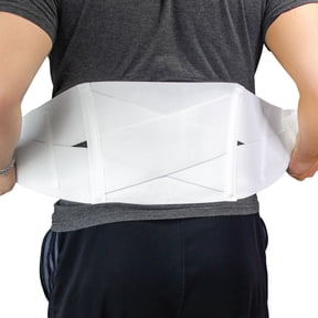 DMI Large Elastic Back Support Brace with Crisscross Design for Extra Support, Elastic Construction Provides Consistent Compression, FSA & HSA Eligible, Adjustable from 36 - 42