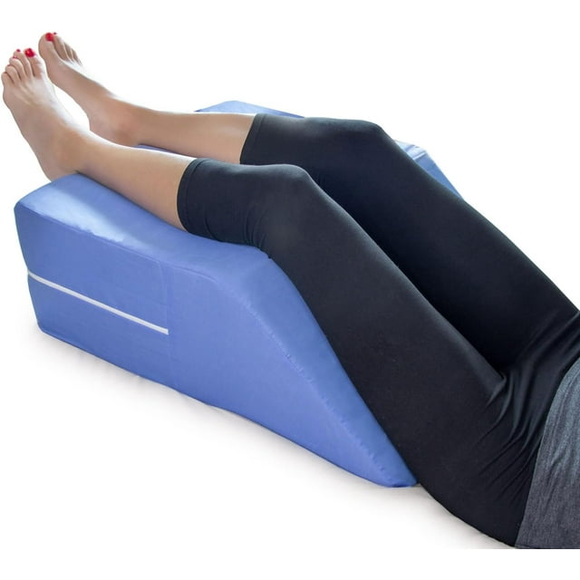 DMI Leg Wedge Pillow for Back Pain Relief (FSA Eligible) HighDensity