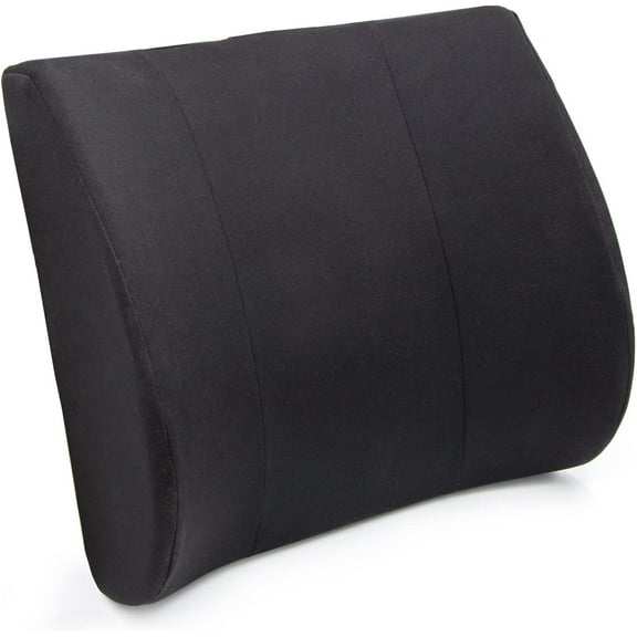 DMI Lumbar Cushions 14 x 3.88 x 13 Black 55573010200