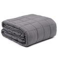 thumbnail image 1 of DMI Microfiber Weighted Blanket, FSA & HSA Eligible, Adult Size, Superior Comfort & Breathability, 80″x60″, All-Season Use, 17lbs, Grey, 1 of 8