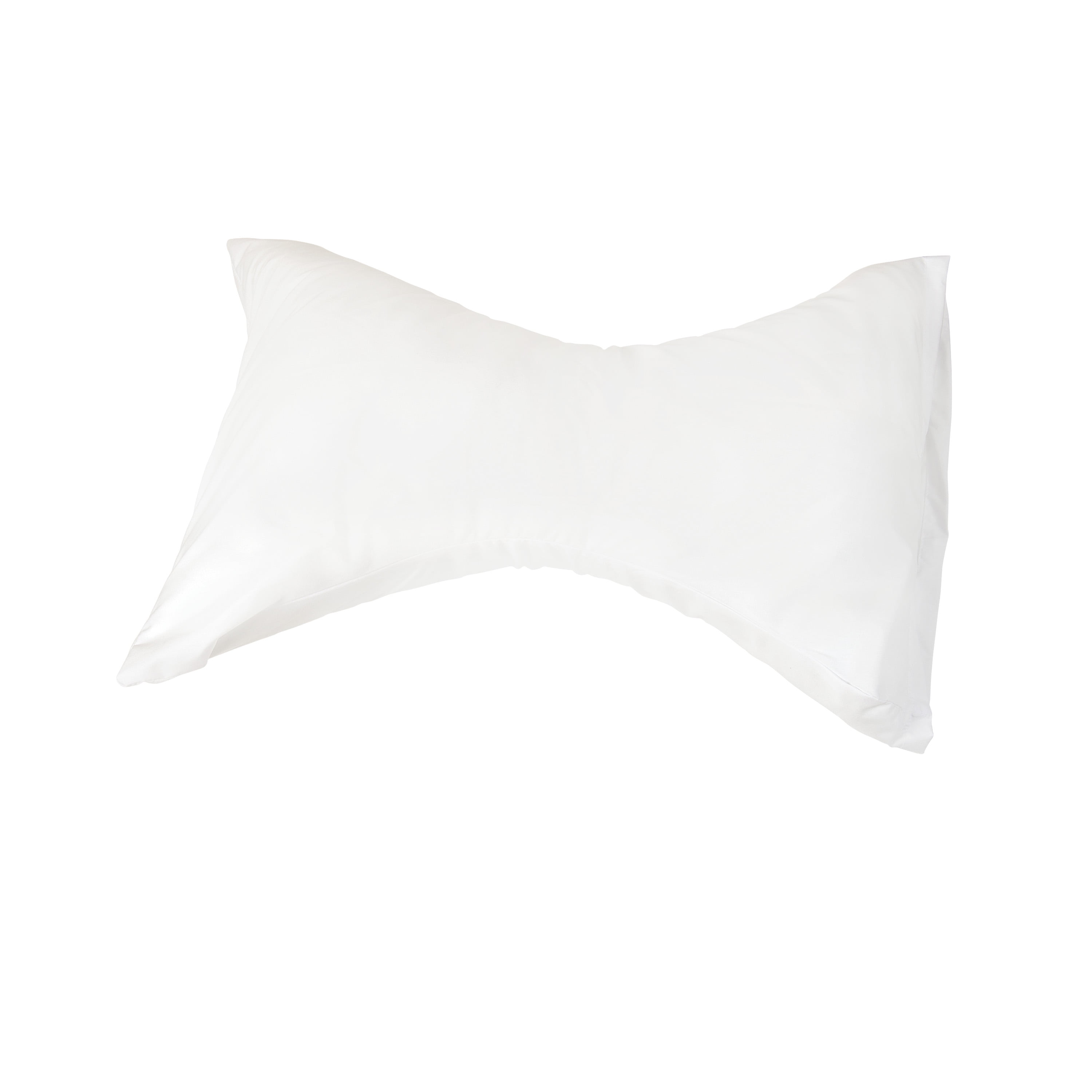 DMI Neck Pillow for Cervical, Neck and Shoulder Support to Relieve Pain and Headaches with Removable Cover, Medium Support, White